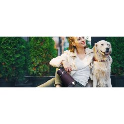 ASOBU Rustfristl vandflaske m. skl, 1 Liter - Burgundy