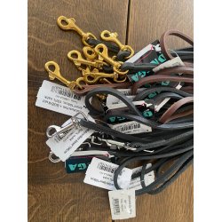 ONEGA udstillingsline i bldt olieret lder - brun