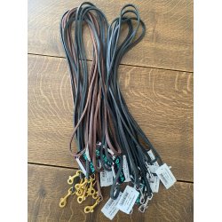 ONEGA udstillingsline i bldt olieret lder - brun