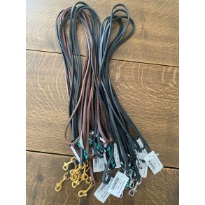 ONEGA udstillingsline i bldt olieret lder - brun