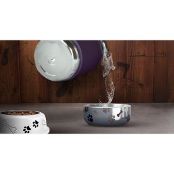 ASOBU Rustfristl vandflaske m. skl, 1 Liter - Burgundy