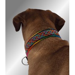 AMOKEN halsbnd - regnbuemnster