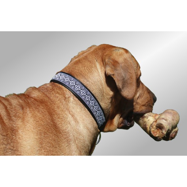 AMOKEN halsbnd - sort m. slv 