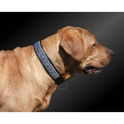 AMOKEN halsbnd - sort m. slv 