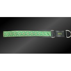 AMOKEN halsbnd - frisk grnt m. guld 