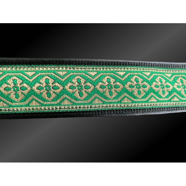 AMOKEN sele - frisk grn med guld