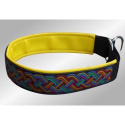 AMOKEN halsb�nd - gul flet