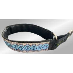 AMOKEN halsbnd med blt mnster