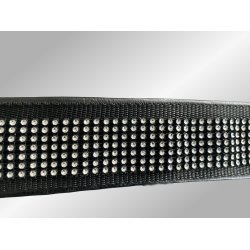 AMOKEN halsbnd med bling - slv 