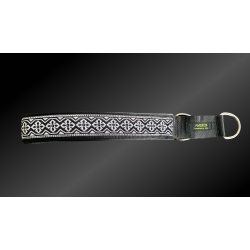 AMOKEN halsbnd - sort m. slv 