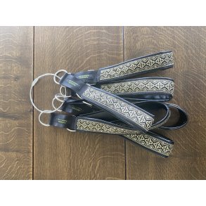 AMOKEN halsbnd - sort m. guld