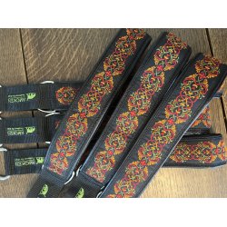 AMOKEN halsbnd med orange mnster