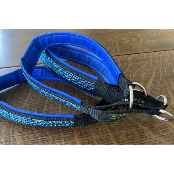 AMOKEN halsbnd - bl bling - smalt