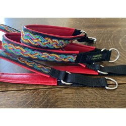 AMOKEN halsbnd- rd flet - smalt