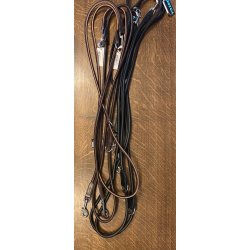 ONEGA rundsyet dressurline i gte lder - mrkebrun