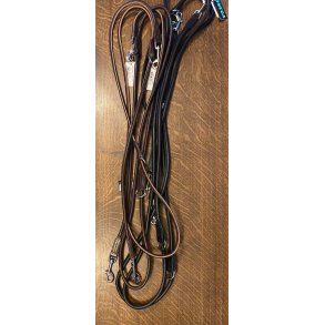 ONEGA rundsyet dressurline i gte lder - mrkebrun